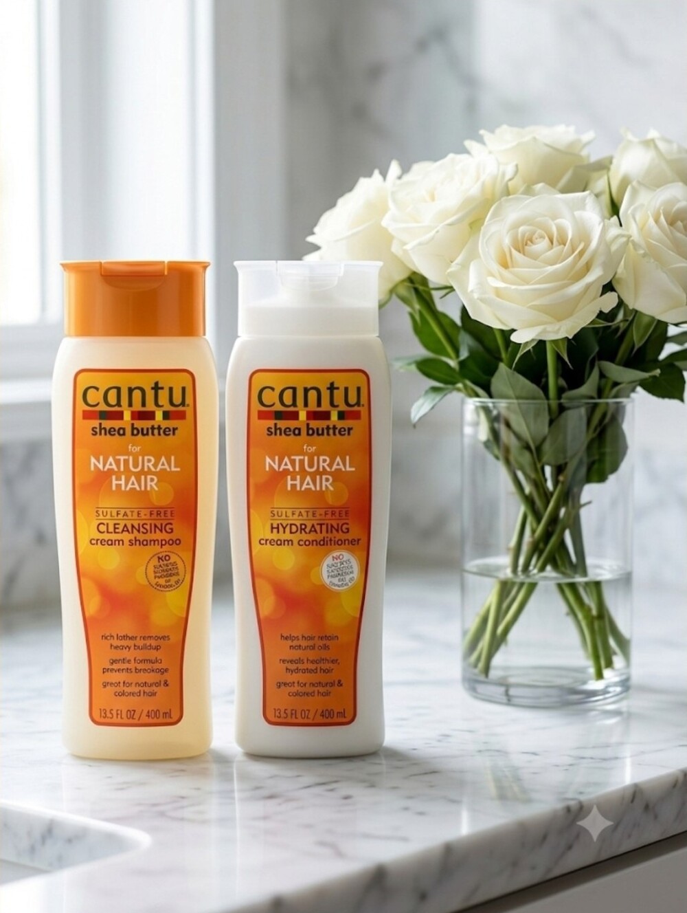 Cantu Shea Butter for Natural Hair Shampoo and Conditioner | Read Description